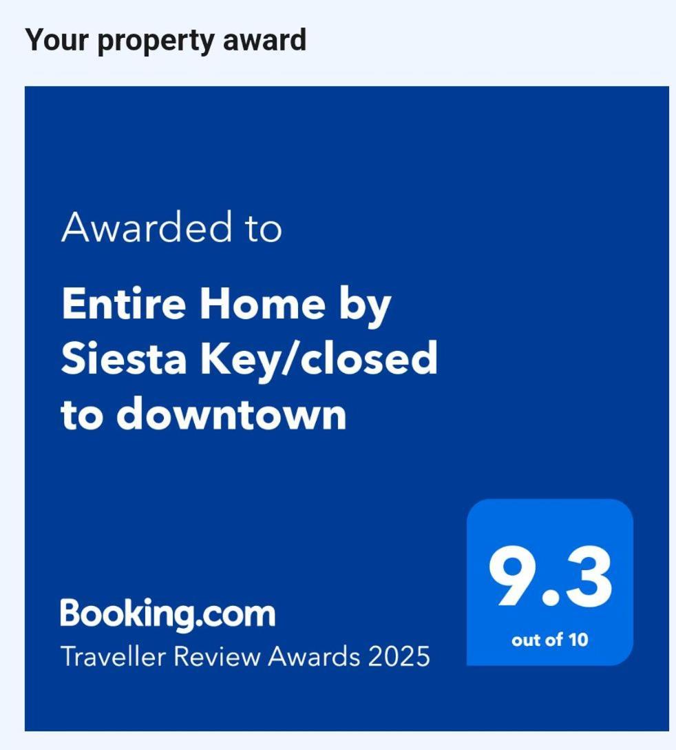 Entire Home By Siesta Key/Closed To Downtown Sarasota Eksteriør bilde